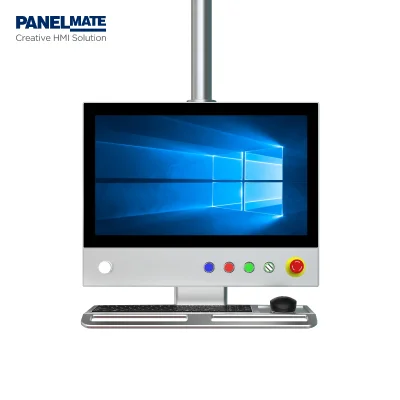 Lazer Makinesi PanelMate için 21,5 inç Endüstriyel Dokunmatik Ekran Kol Montajlı Monitör Su Geçirmez IP65