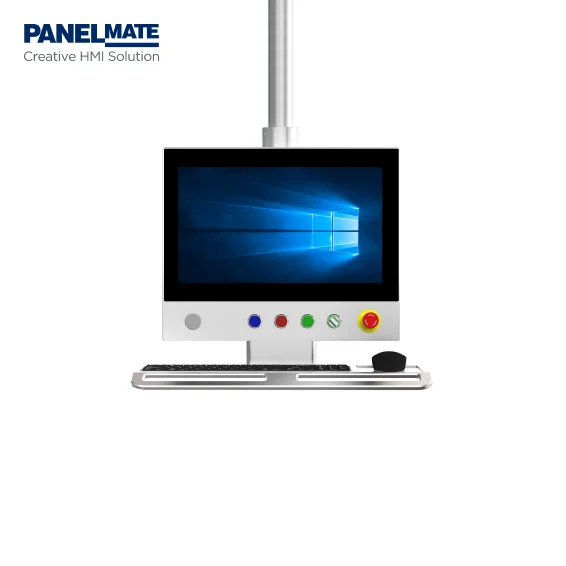 15.6 İnç Konsol Sistem Kontrol Paneli Hepsi Bir Arada Bilgisayar Çalışma Sıcaklığı -20℃ ila 60℃ PanelMate